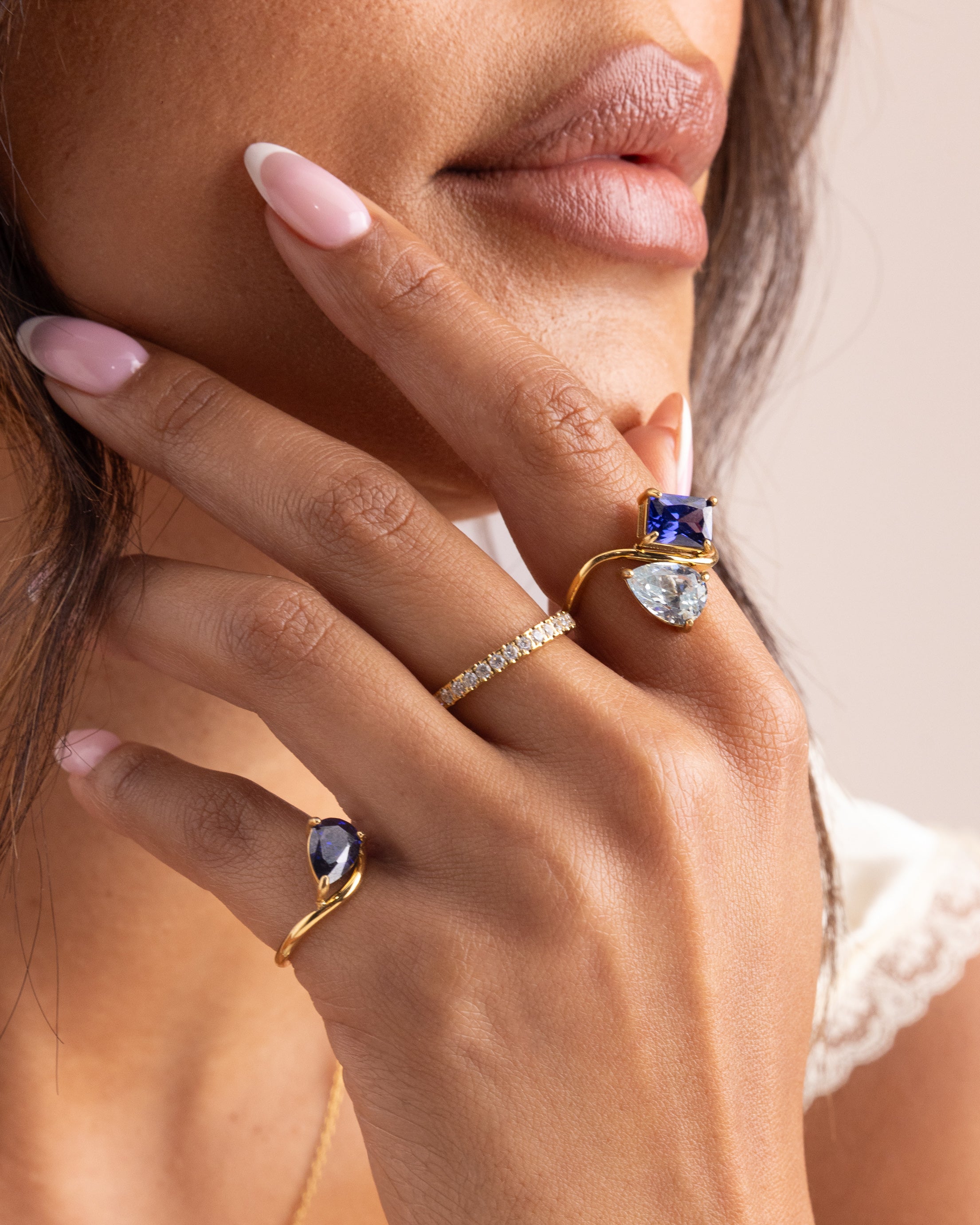 Gold Navae Birthstone Ring packaging
