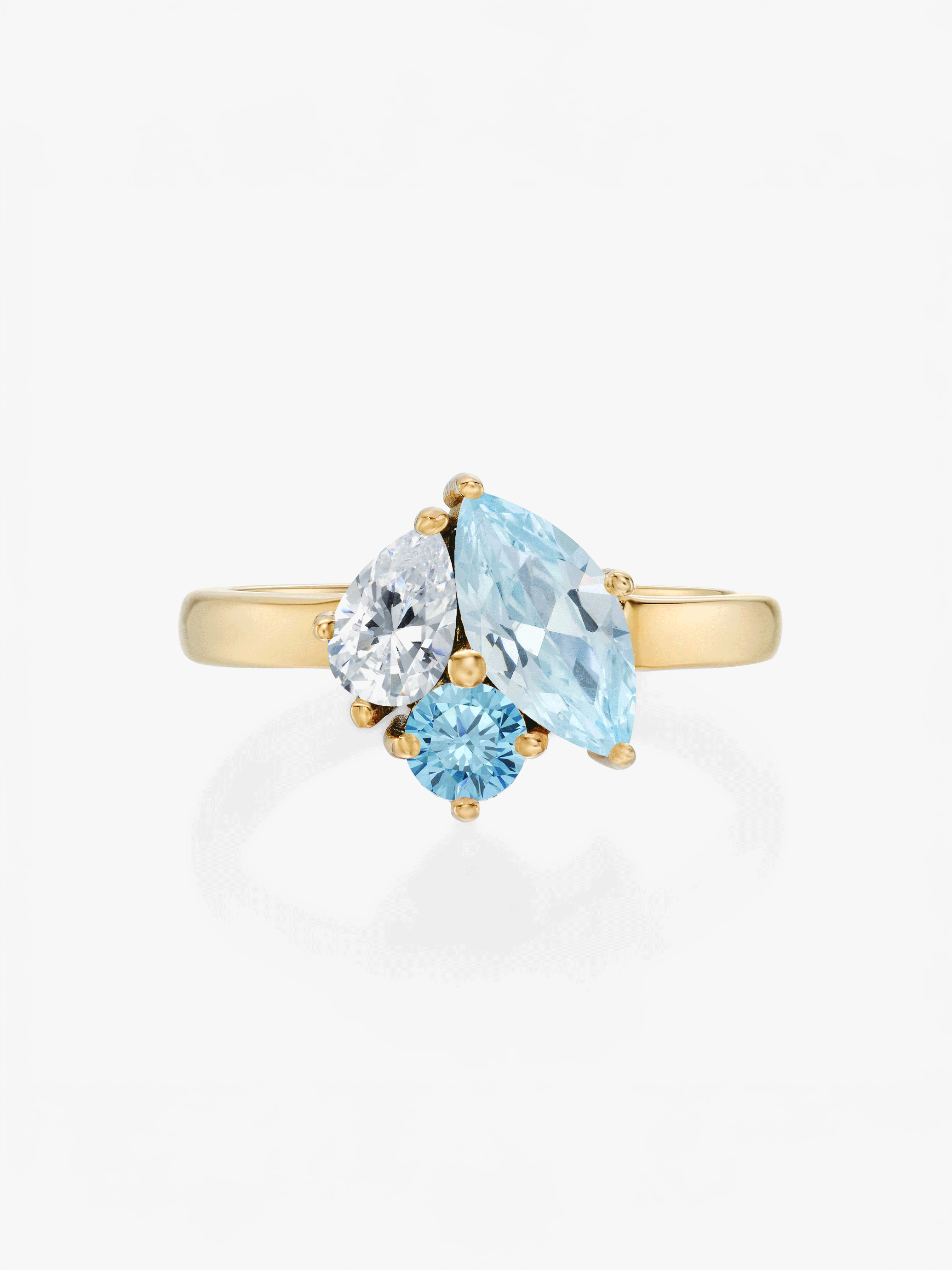Zia Birthstone Ring
